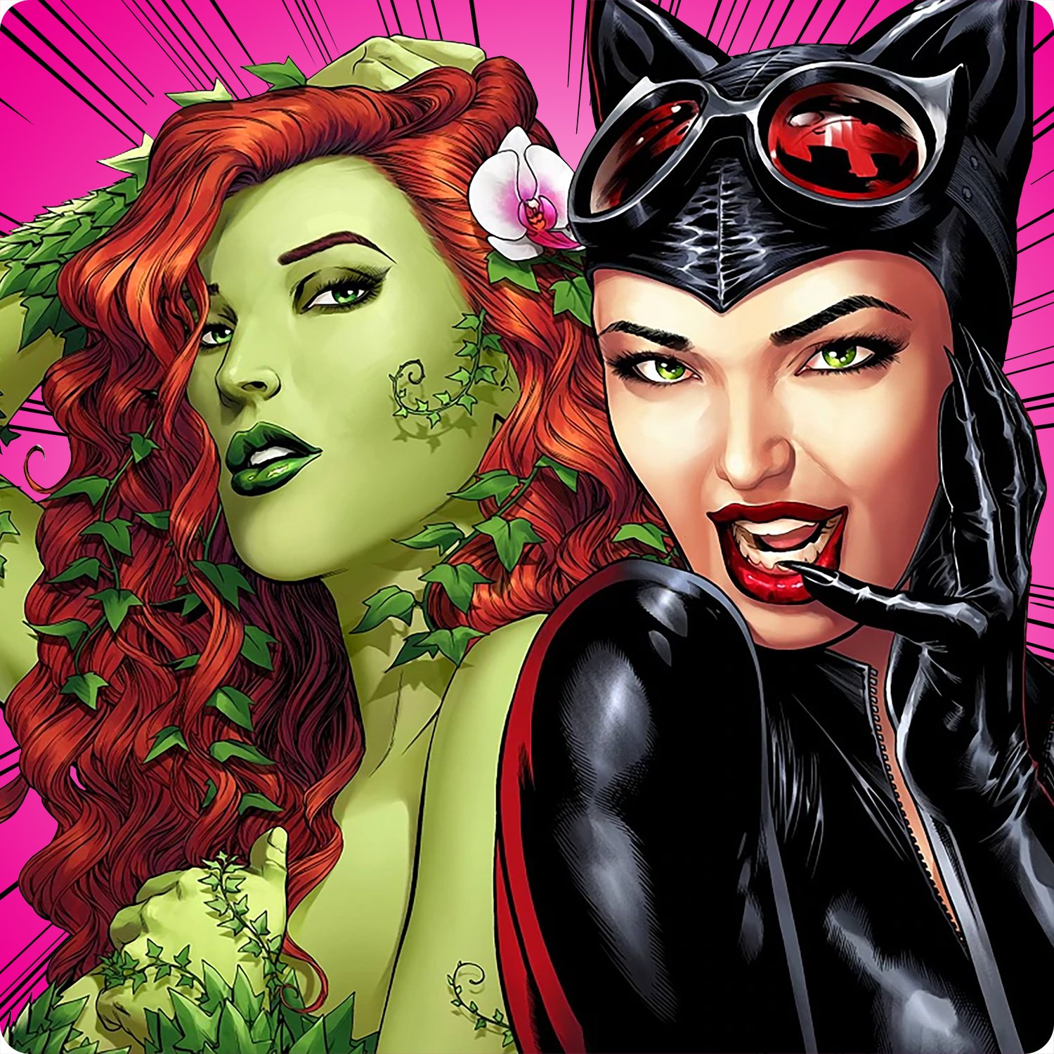 Poison Ivy & Catwoman — Pink