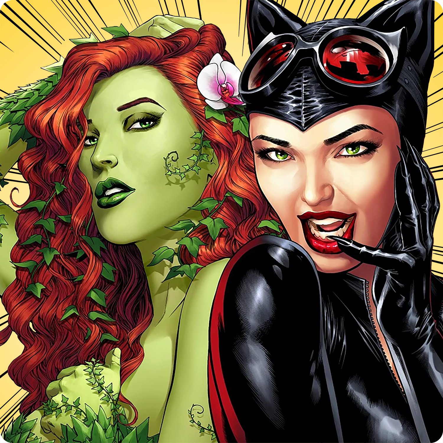 Poison Ivy & Catwoman — Yellow