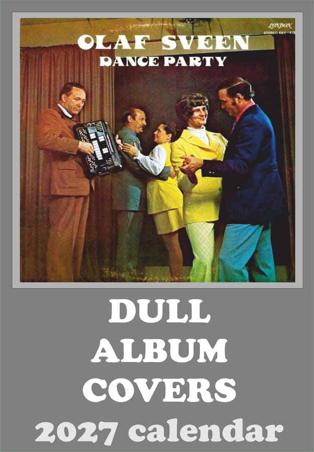 Dull Album Covers 2027 calendar