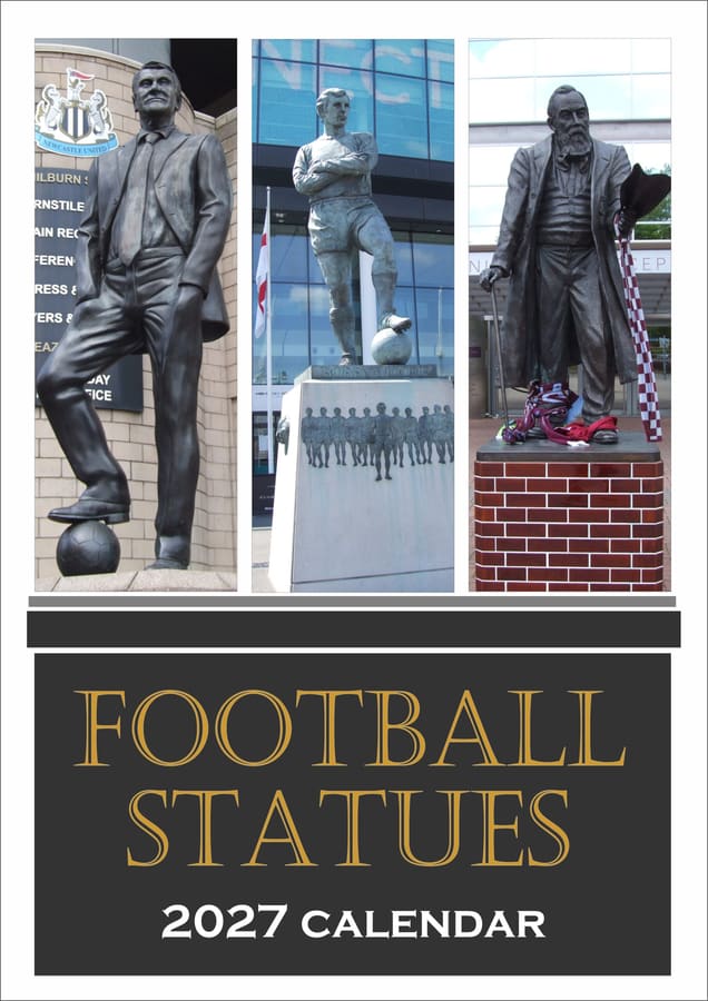Football Statues 2027 calendar