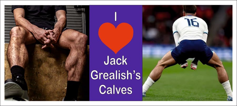 I Love Jack Grealish's calves mug