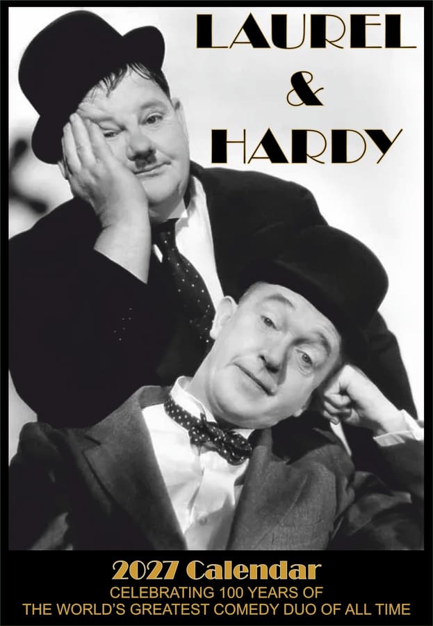 Laurel and Hardy 2027 calendar