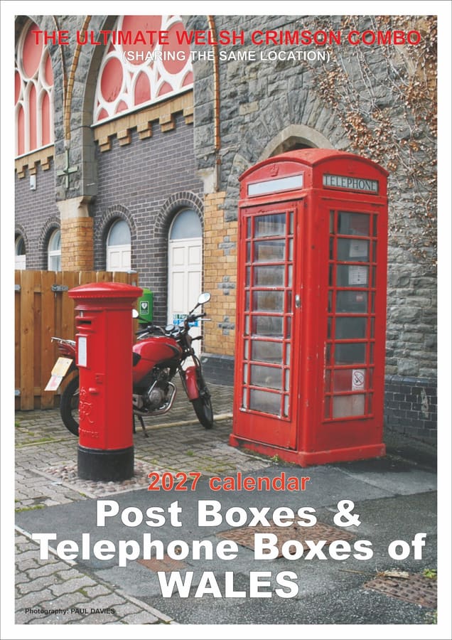 Post Boxes and Telephone Boxes of Wales 2027 calendar