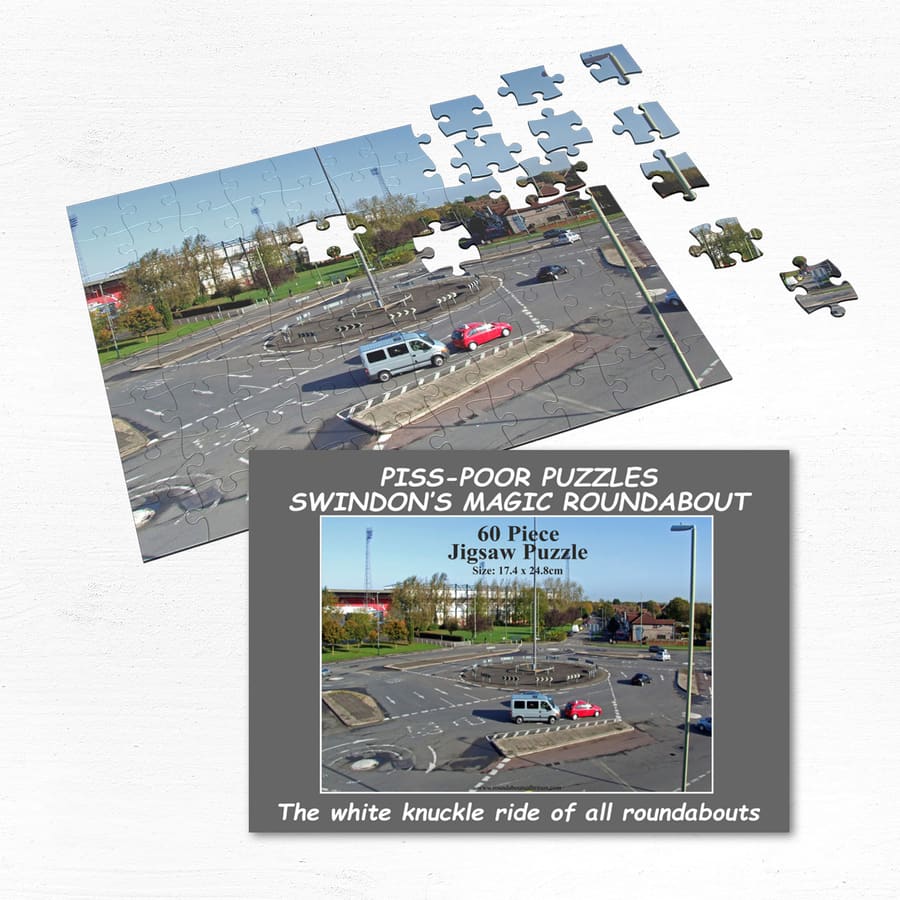 Swindon's Magic Roundabout 60 piece jigsaw puzzle