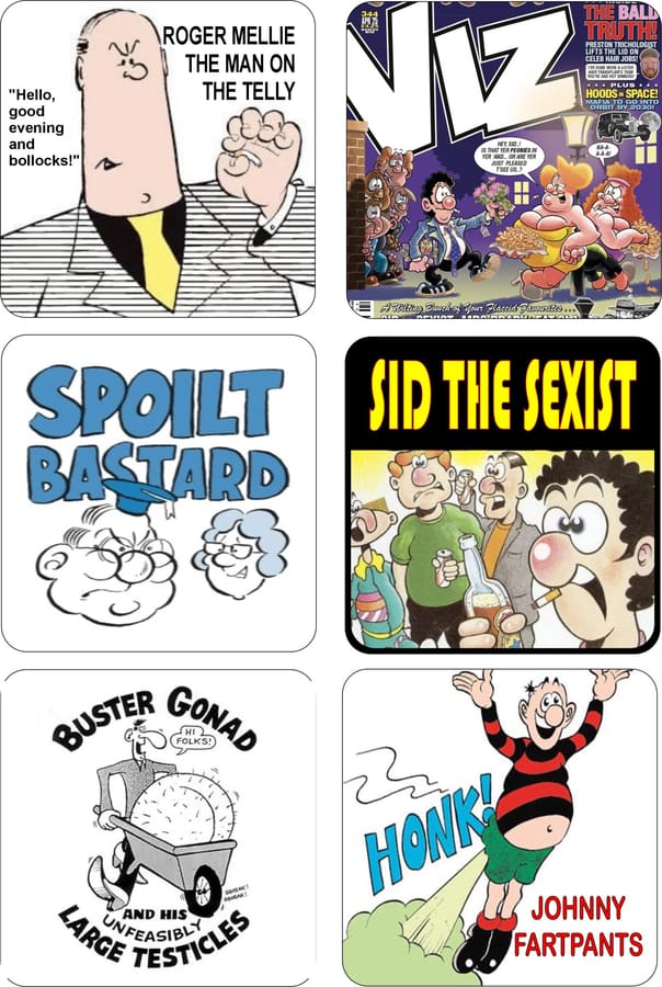 VIZ coaster set of six